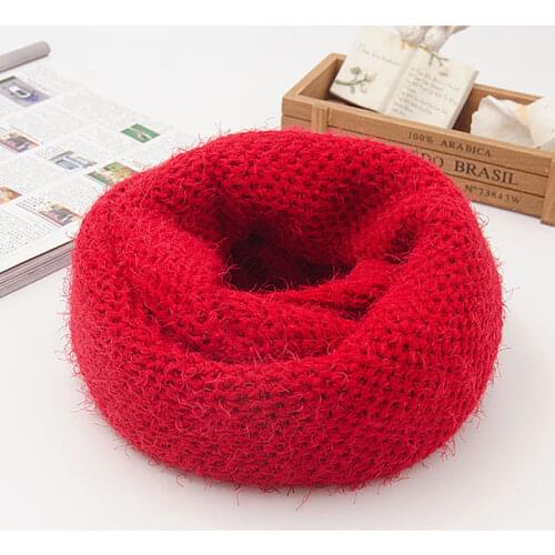 Fashion Winter Snood Scarves Thick Women Warm Infinity Neck Scarfs Ring Snood Scarf Knitted Wrap Scarf