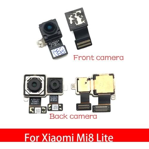 Back Rear Camera Module Flex Cable +Front Facing Camera For Xiaomi Mi 8 Mi8 Lite Replacement