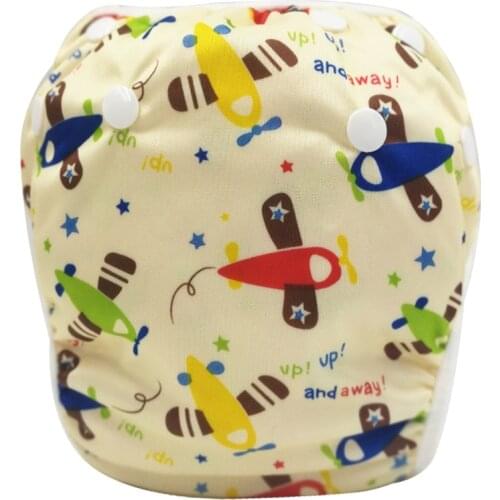 Cartoon Baby Washable Diaper Waterproof Cloth Diaper Nappies Cotton Reusable Diaper Baby Training Panties Baby Underwear