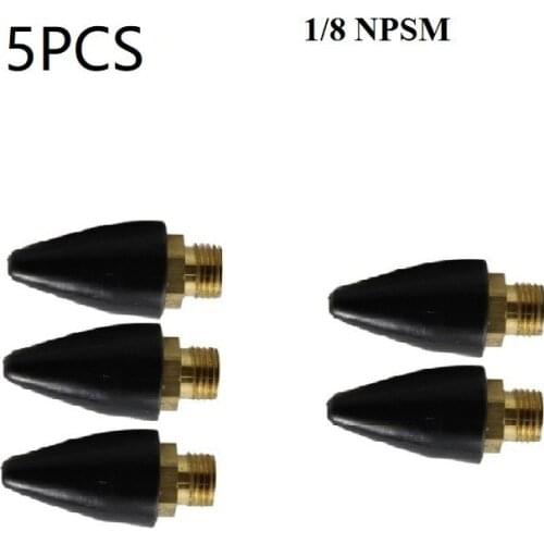 5 Pcs Air Blow Tool Nozzle 1/8 Inch NPSM Tip Male Connector Replacement Accessories For Air Tools Parts