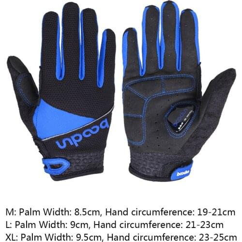 New Full Finger Men Women GEL Shockproof Anti-skid Cycling Gloves Bike Breathable Outdoor Sports Long Mittens