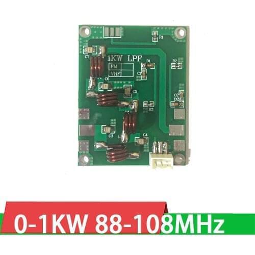 0-1KW 88-108MHz Low pass filter coupler LFP Frequency FM transmitter RF POWER Amplifier FOR HAM Radio