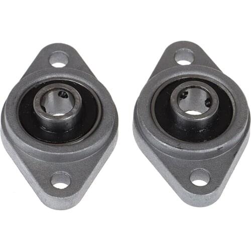 2pcs KFL08 bearing seat Zinc alloy printer diamond-shaped bearing seat horizontal KFL8 bracket