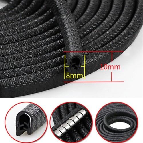 1M Built-in Steel Car Door Anti-collision Strip for mercedes w124 renault laguna bmw z4 renault kangoo mazda cx7 seat leon 3