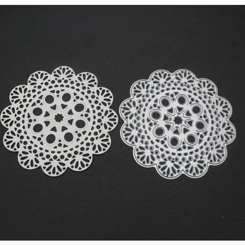 Lovely Flower Doily Die Cuts New 2019 Metal Cutting Dies for DIY Scrapbooking Card Decor Embossing Stencils Troqueles Craft dies
