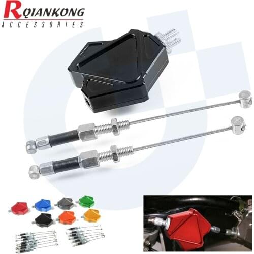 Motorcycle Stunt Clutch Lever Easy Pull Cable System CNC Aluminum Easy System For YAMAHA TENERE XT600Z XT600 ZE XTZ660 1984-1986