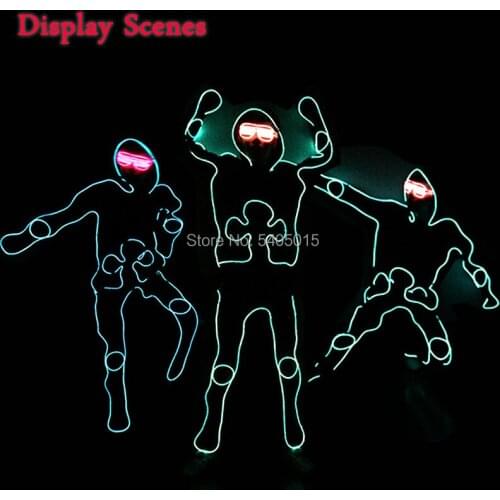 The Style Of Melbourne Shuffle Dance Holiday DIY Decoration Festival Party Clothes Accessories 10 Color Select By DC-12V Button