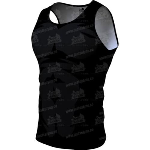 Sleeveless vest mens sports fitness running gym training compression sleeveless quick-drying elastic vest sleeveless