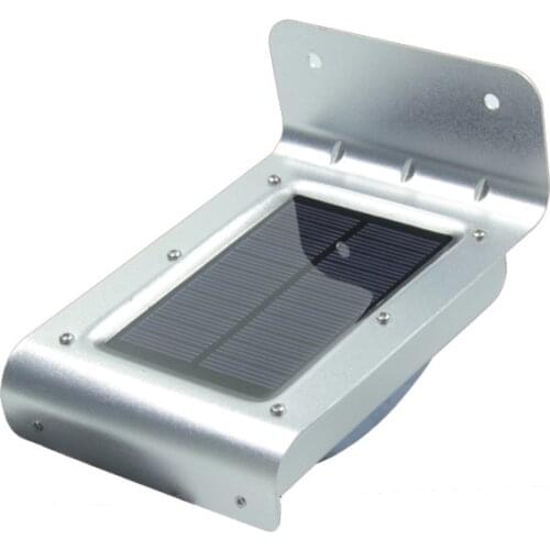 Sound/Motion Sensor 16LED Solar Outdoor Panel Powered Led Lamp Energy Saving Wall Security Lights (Brightness Reduced by half)