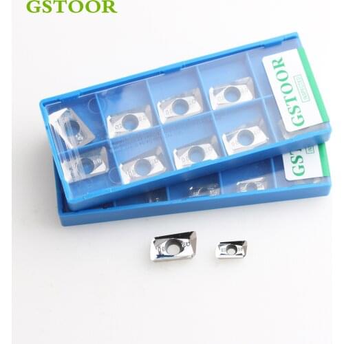 10PCS APKT160404 02 08PDFR G2 GH02 APKT1604 MA3 GH02 Milling Aluminum Turning Tool CNC Lathe Tools Blades APKT1604 Turning