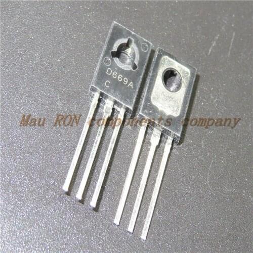 10PCS/LOT New 2SD669A D669A TO-126 Transistor Audio Tube 1.5A/160V