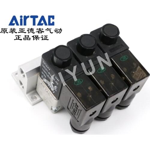 3V2MNCA-10F 3V2MNCA-11F 3V2MNCA-12F 3V2MNCA-13F 3V2MNCA-14F Pneumatic components AIRTAC Electromagnetic valve group