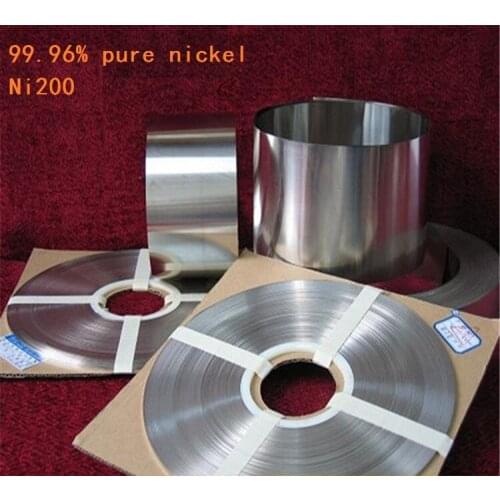 5kg / batch high purity 99.96% pure nickel belt, 0.2mm * 150mm high quality low resistance battery welding machine
