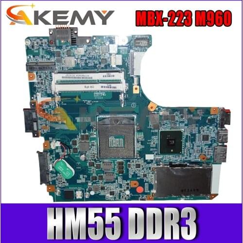 AKEMY A1771573A For Vaio VPCEB laptop motherboard MBX-223 M960 1P-009CJ01-6011 HM55 DDR3 Main board