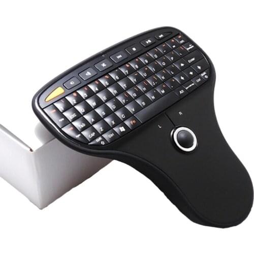Y4UE Wireless USB Keyboard Multimedia Keyboard with Pointing & Scrolling Function