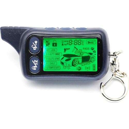 Keychain S-700 LCD Remote Control Key Fob SL 950 for Russian Version Tomahawk s700 SL950 two way car alarm system S-700