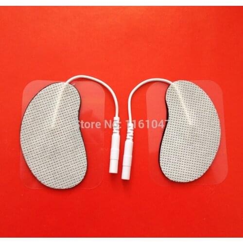 30pcs/lot Ear Style Tens Machine Electrode Pads for full body massager pulse therapy machine pad