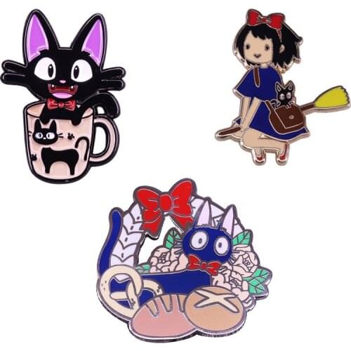 Howls Moving Castle Sophie enamel pin Japanese animated fantasy film inspired brooch
