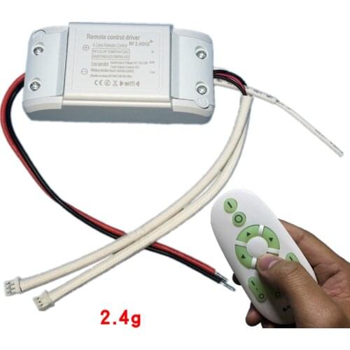 IN Out 12V-24V 2.4G Remote Control Driver Power Supply Constant Voltage Dimming Drive Led Strip Controller 12A Two Way 3P Output