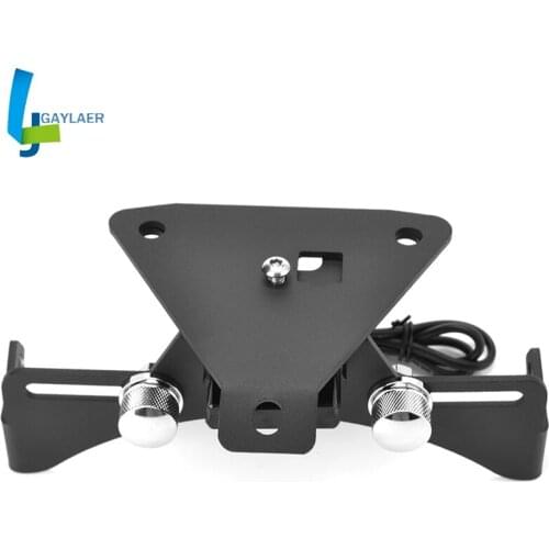 Motorcycle License Plate Bracket for Aprilia RSV4/R 2009-2019 Motorbike License Plate Holder and Light
