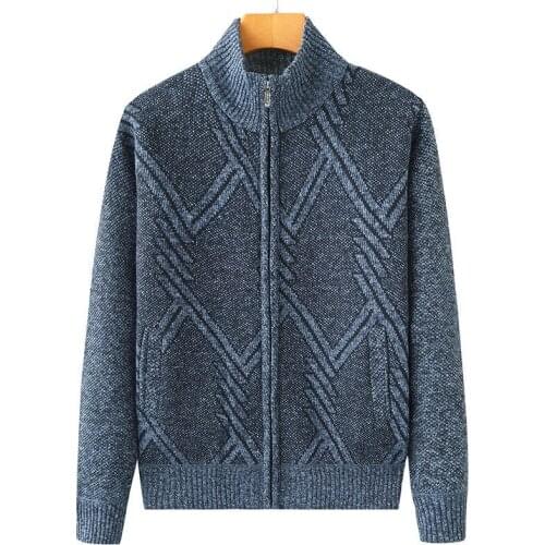 Men Full Sleeve Knitting Jacker Autumn And Winter Outwear And Causal Style Overcoats