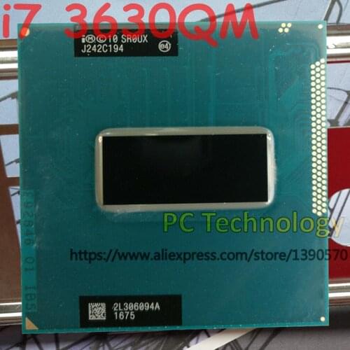 Original Intel Core I7-3630QM SR0UX CPU I7 3630QM processor 2.4GHz L3=6M Quad core free shipping ship out within 1 day