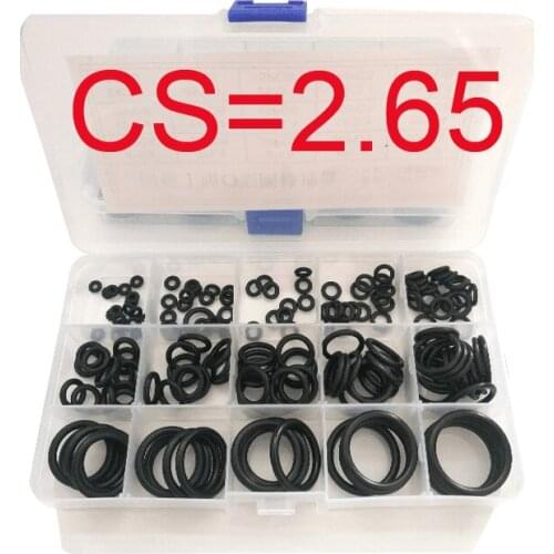 Rubber O Ring O-Ring Washer Seals Watertightness Assortment Different Size With Plactic Box Kit Set