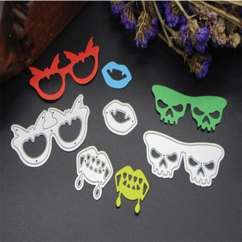 SCD260 Halloween Toys Metal Cutting Dies For Scrapbooking Stencils DIY Album Cards Decoration Embossing Folder Craft Die Cuts
