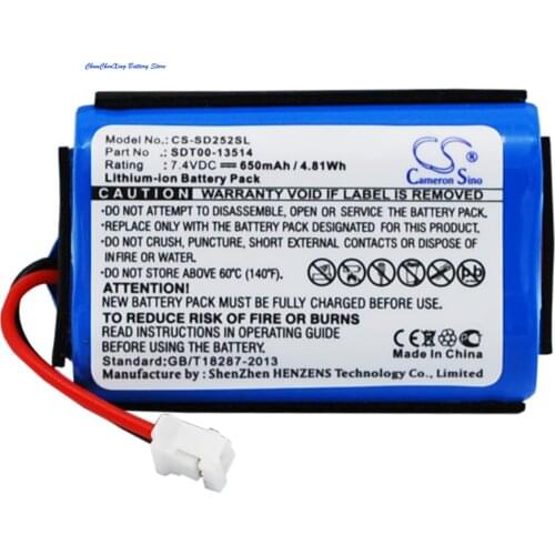 Cameron Sino 650mAh Battery SDT00-13514 for SportDog ProHunter 2525, ST101-SP