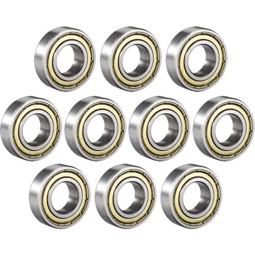 Uxcell 6000-6009ZZ/-2RS Deep Groove Ball Bearing Double Shield/Sealed Carbon Steel Bearings 6003ZZ (10Qty)