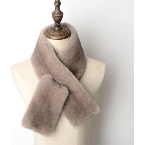 Winter 2021 new mink scarf, full leather, real fur collar, luxurious warm ladies scarf, scarf, shawl, solid soft mink