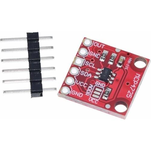1PCS MCP4725 I2C DAC Digital Converter Module Development board 2.7V-5.5V