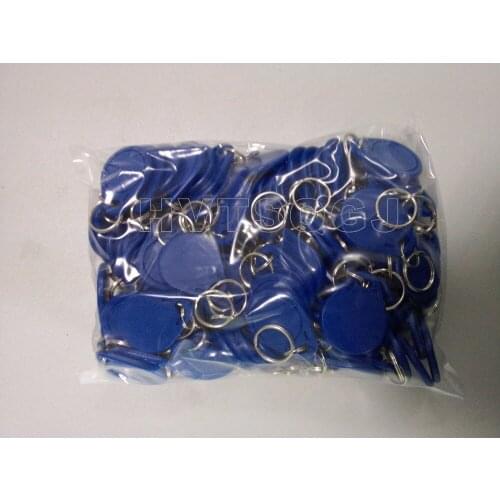 100Pcs/lot 13.56Mhz NFC Tag MF S50 1k F08 IC Keyfobs ISO14443A Readable And Writeable Card Use ABS Material