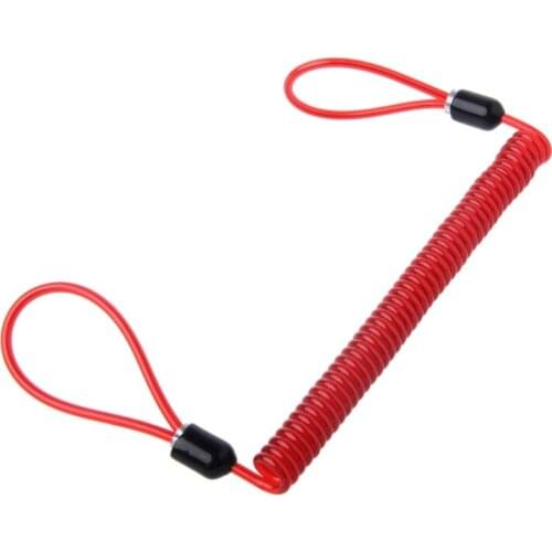 150cm Alarm Disc Lock Security Spring Reminder Cable Motorcycle Bike Scooter E7CA