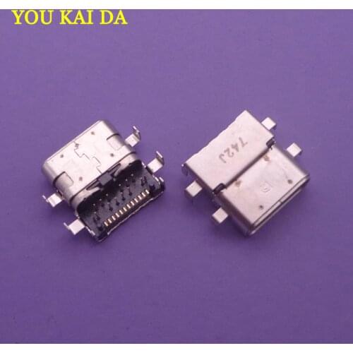 20PCS DC Power Jack for Lenovo ThinkPad E480 E485 E580 E585 R480 E590 TYPE-C Jack DC Connector Laptop Socket Power Replacement