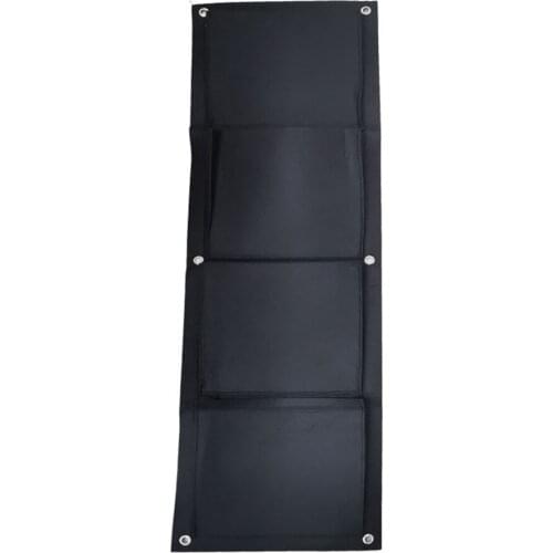 4 Pocket Planting Bag Wall Vertical Greening Hanging Garden Outdoor Grow Bags Home Decor