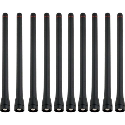 10Pcs FA-SC55V VHF Antenna for ICOM Radio IC-F1000 F16 F33G F3026 F14 F15S F3002 F3021 F3063 F3161 F70 IC-V88 F3202D F3011 F3262