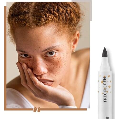 Long Lasting Natural Lifelike Freckle Pen Soft Brown Freckle Pen Makeup Waterproof Dot Spot Pen Special Sunkissed Look Makeup