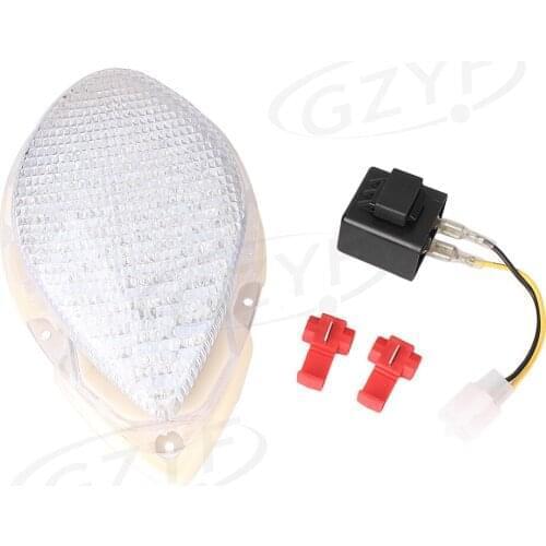 E-Mark Integrated Rear LED Motorcycle Turn Signal Light Brake Taillight Tail Lamp For Yamaha Roadstar 2004 2005 2006 2007 2008