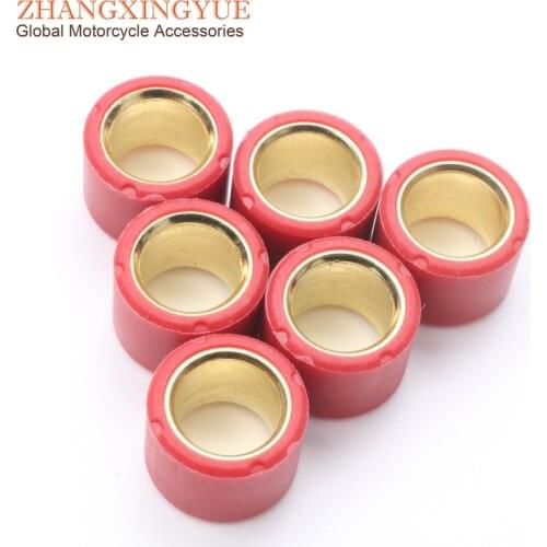 6PC Variator Weights Round 20x15mm 11 gram for Honda PCX SH125 NES S-Wing Spacy 125cc 4-stroke