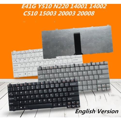 Laptop English Keyboard For LENOVO E41G Y510 N220 14001 14002 C510 15003 20003 20008 Notebook Palmrest Cover Upper Cover