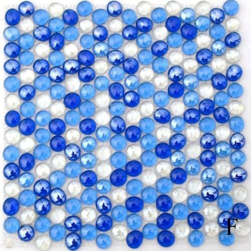 Round glass mosaic tile kitchen backsplash bathroom wallpaper tiles shower background hallway fireplace swimming pool tile