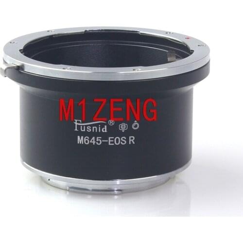 M645-EOSR Adapter Ring with tripod for m645 Lens to canon EOSR EOSRP RF mount full frame camera