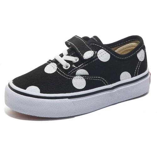 Girls and Boys Low-cut Canvas Shoes 2021 New Childrens Fashion Wave Point Casual Shoes Students Shoes All-match Spot Cute 25-37