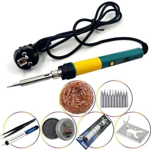 CXG 936D+ 936D Updated LCD Digital Electric Soldering Iron Backlight Adjustable Temperature Internal Heating Soldering Station