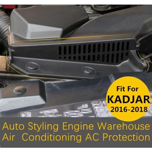 Plastic Auto Styling Engine Warehouse Air Conditioning AC Protection Cover Trim 1 pcs / set For Renault Kadjar 2016 2017 2018