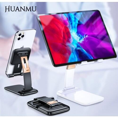 Lazy Mobile Phone Stand Portable Phone Holder Desktop Tablet PC Live Broadcast Bracket Gravity Retractable Adjustable Stand