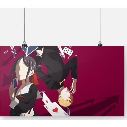 Kaguya Sama Love Is War Miyuki Anime Poster Framed Wooden Frame Canvas Painting Wall Art Decor room Study Home Decoration Prints