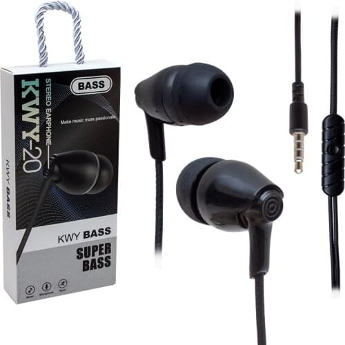 POWERMASTER KWY-20 3.5MM JACKLI KULAKİÇİ MİKROFONLU WIRED HEADPHONE