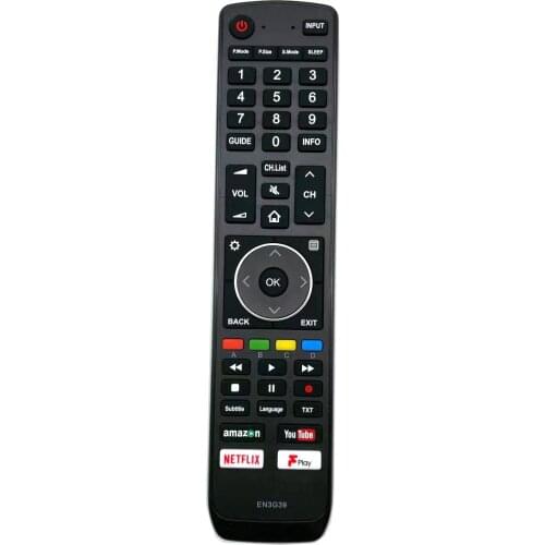 EN3G39 Remote Control for Hisense TVH49N5500 H43A6200UK H50N5300 H55A6200 H65A6200